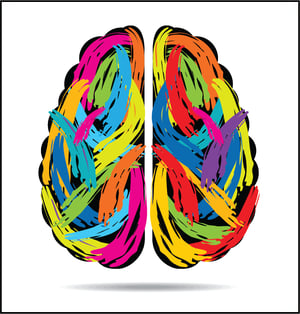 Colorful Brain Cropped PNG